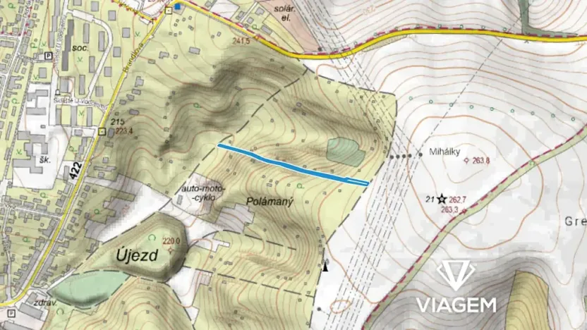 Prodej zahrady, Kyjov, 1708 m2