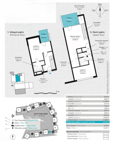 Prodej bytu 3+kk, Praha - Žižkov, Ke kapslovně, 88 m2