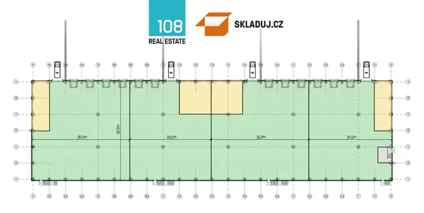 Pronájem skladu, Plzeň, Jateční, 1000 m2