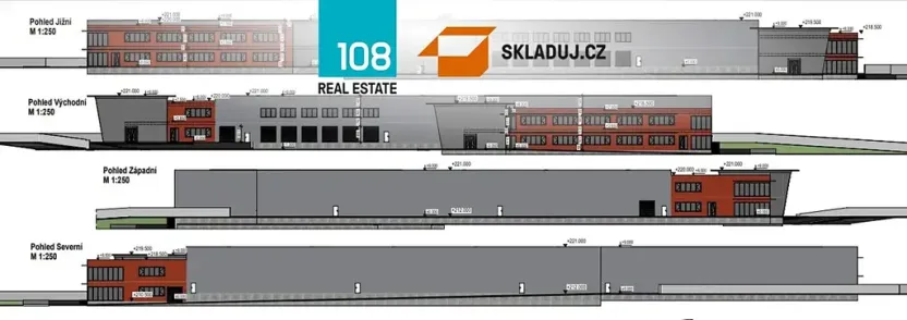 Pronájem skladu, Zápy, 10000 m2