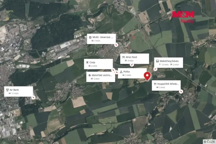 Pronájem bytu 2+1, Makotřasy, 67 m2