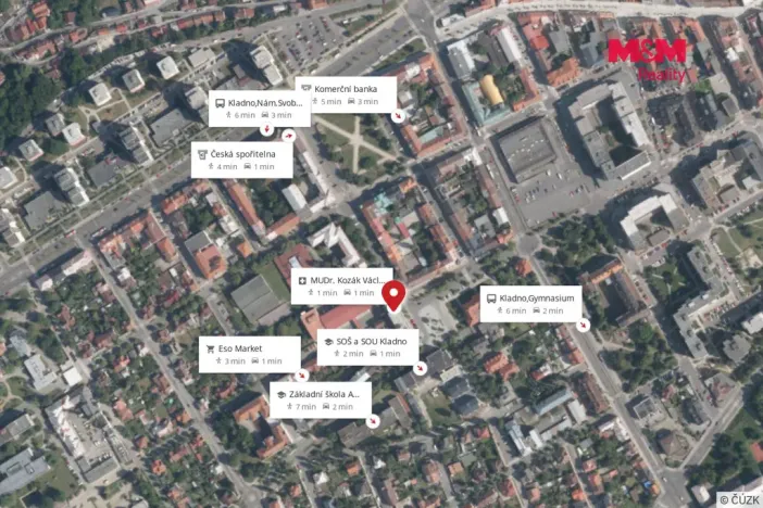 Pronájem bytu 1+1, Kladno, Zd. Petříka, 32 m2