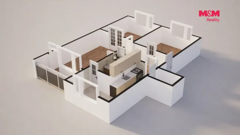 Prodej bytu 3+1, Ústí nad Labem - Střekov, Tolstého, 65 m2