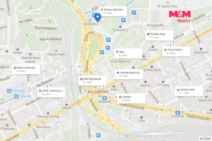Pronájem bytu 1+kk, Praha - Libeň, Nad Kolčavkou, 28 m2
