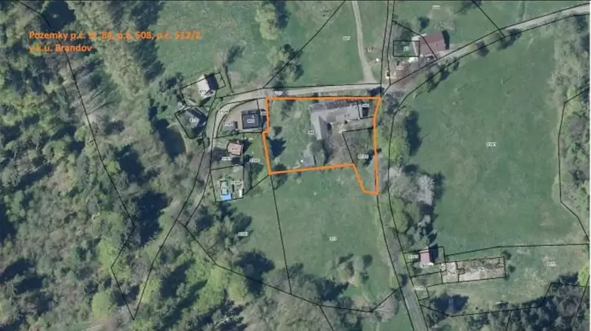 Prodej pozemku pro bydlení, Brandov, 3137 m2