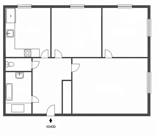Prodej bytu 3+1, Ostrava, Bohumíra Četyny, 68 m2
