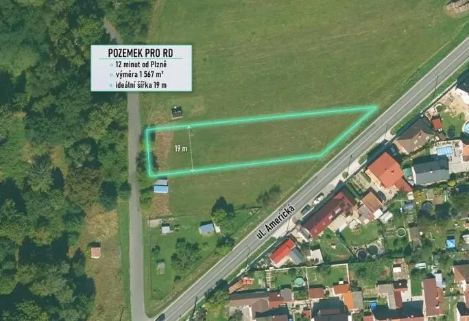 Prodej pozemku pro bydlení, Třemošná, 1567 m2