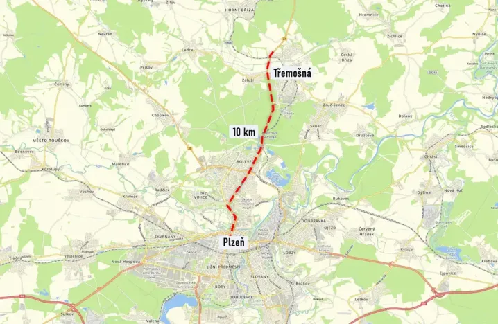 Prodej komerčního pozemku, Třemošná, 3650 m2