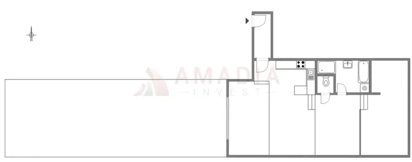 Prodej bytu 1+kk, Praha - Karlín, U Mlýnského kanálu, 80 m2