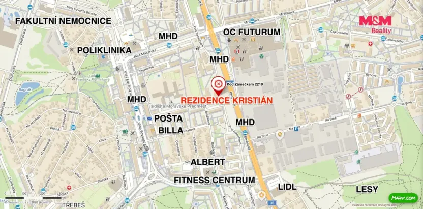 Prodej bytu 2+kk, Hradec Králové - Nový Hradec Králové, Pod Zámečkem, 60 m2