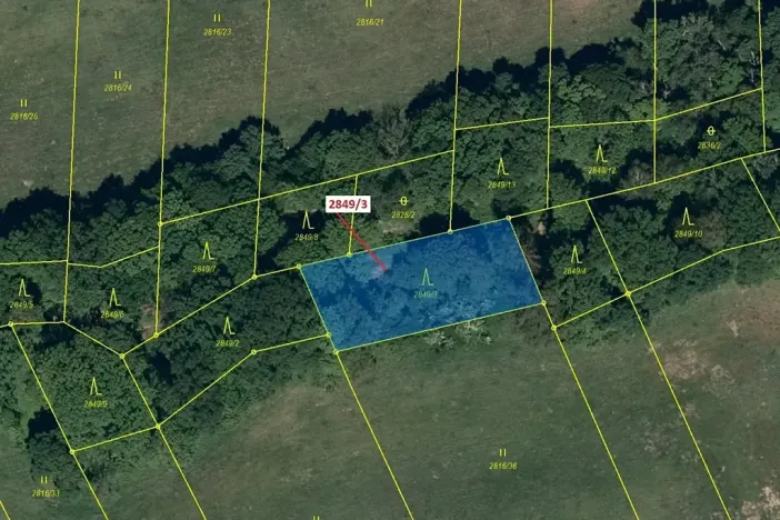 Dražba lesa, Píšť, 1130 m2