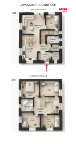 Prodej domu na klíč, Račetice, 141 m2