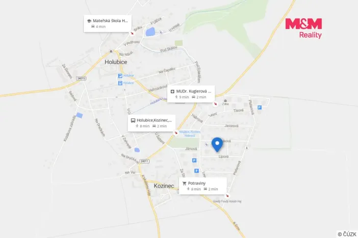 Prodej bytu 3+kk, Holubice - Kozinec, Lipová, 86 m2