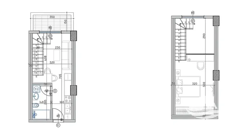 Prodej bytu 2+kk, Qerret, Albánie, 44 m2