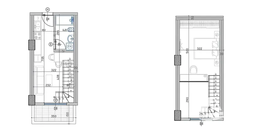 Prodej bytu 2+kk, Qerret, Albánie, 44 m2