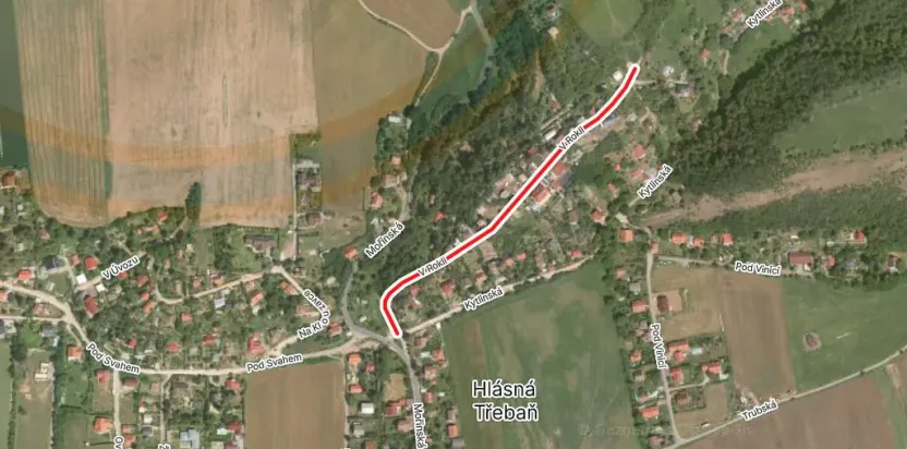 Prodej pozemku, Hlásná Třebaň, V Rokli, 932 m2