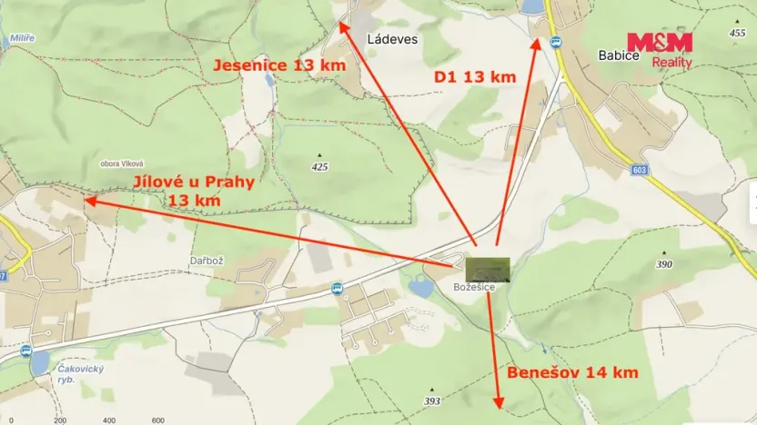 Prodej pozemku pro bydlení, Řehenice, 6409 m2