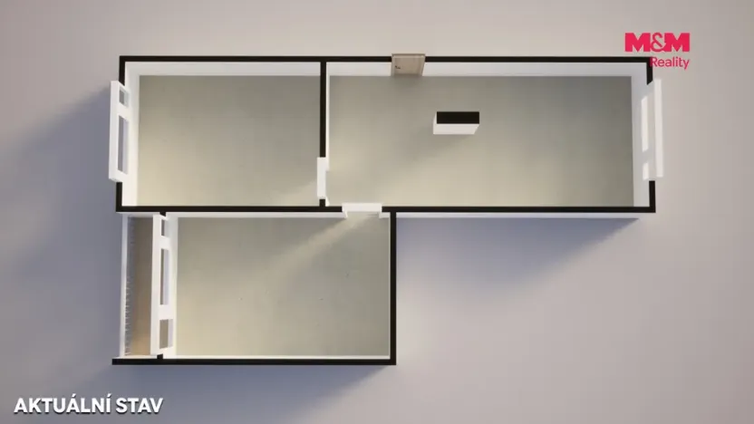 Prodej bytu 2+1, Jílové - Kamenná, 58 m2
