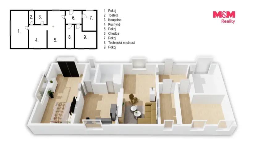 Prodej rodinného domu, Litomyšl - Zahájí, Družstevní, 80 m2