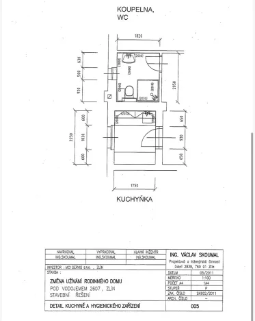 Pronájem kanceláře, Zlín, Pod Vodojemem, 180 m2