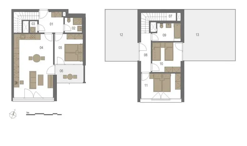Pronájem bytu 4+kk, Praha - Vysočany, Odkolkova, 155 m2