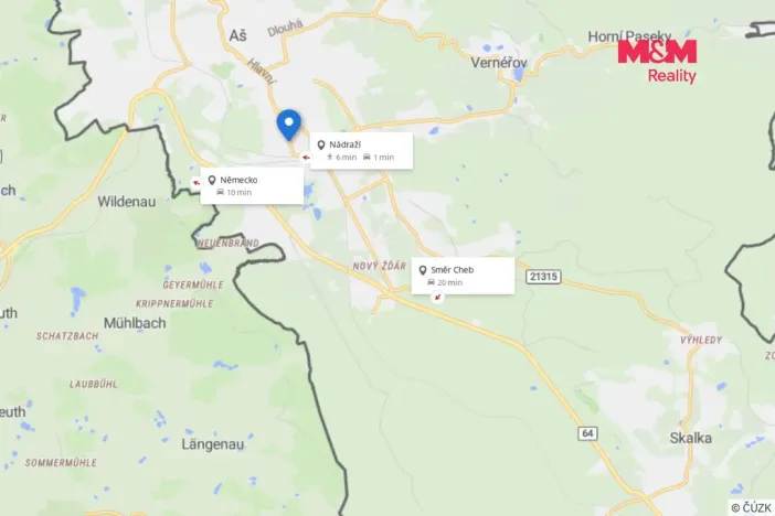 Prodej obchodního prostoru, Aš, Nádražní, 39 m2