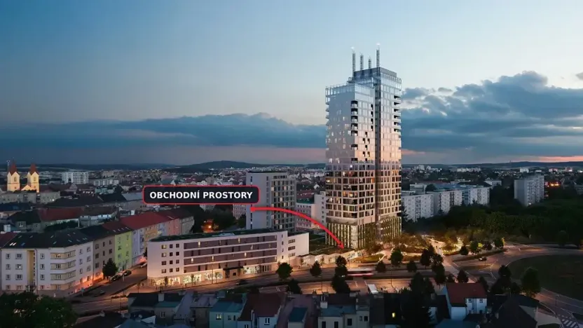 Pronájem obchodního prostoru, Plzeň, náměstí Českých bratří, 87 m2