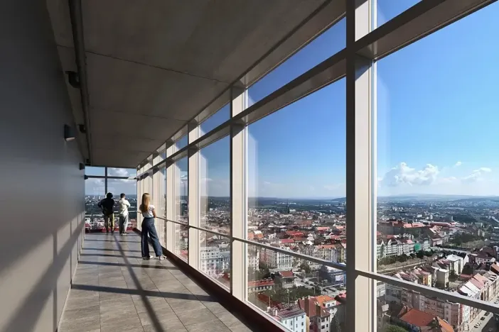 Pronájem obchodního prostoru, Plzeň, náměstí Českých bratří, 87 m2