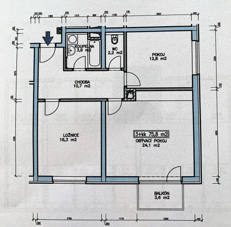 Pronájem bytu 3+kk, Hostivice, Ječná, 70 m2