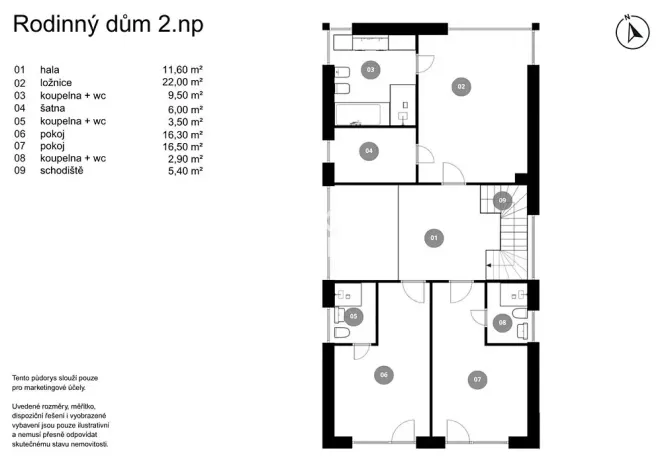 Prodej vily, Praha - Nebušice, Nebušická, 346 m2