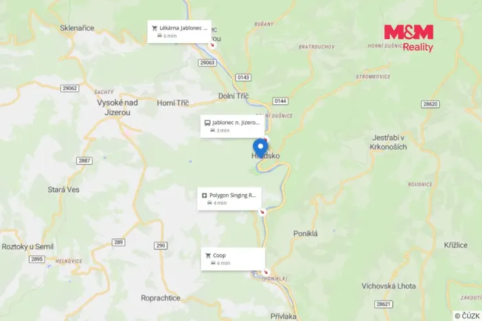 Prodej bytu 1+1, Jablonec nad Jizerou - Hradsko, 36 m2