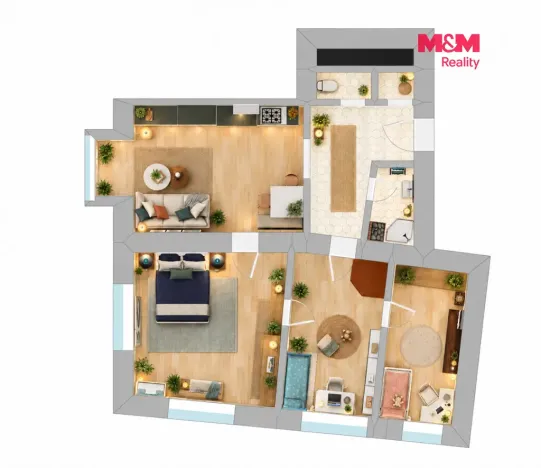 Prodej bytu 3+kk, Brno - Veveří, Kotlářská, 88 m2