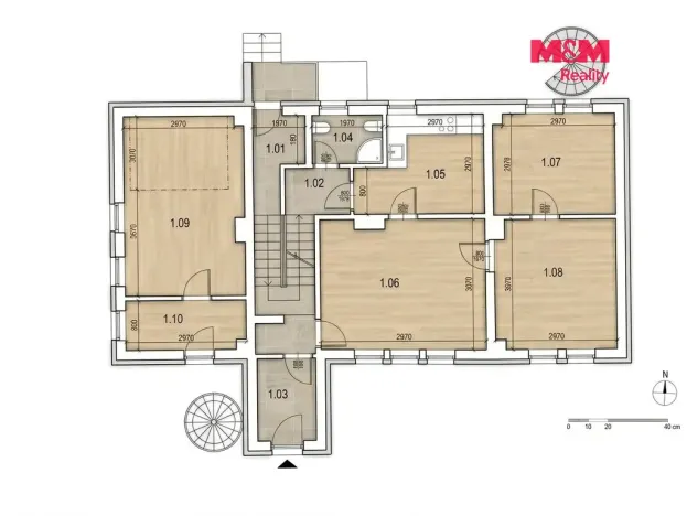 Pronájem bytu 3+1, Praha - Břevnov, Za oborou, 73 m2