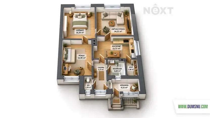 Prodej rodinného domu, Jiříkov, 94 m2