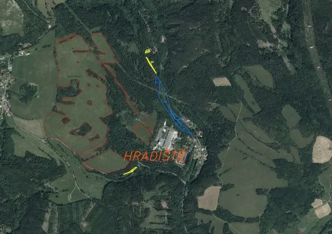 Prodej pole, Klášterec nad Ohří - Hradiště, 3930 m2