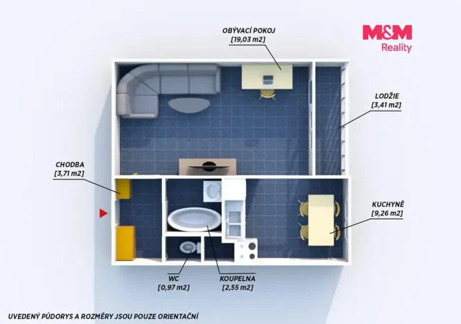 Prodej bytu 1+1, Beroun - Beroun-Město, Branislavova, 36 m2