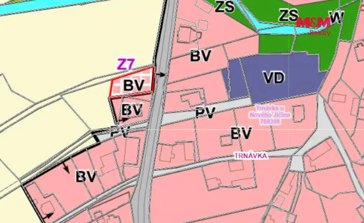 Prodej pozemku pro bydlení, Trnávka, 2220 m2
