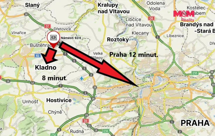 Prodej zemědělské usedlosti, Buštěhrad, Náměstí, 245 m2