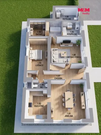 Prodej rodinného domu, Opatov, 106 m2