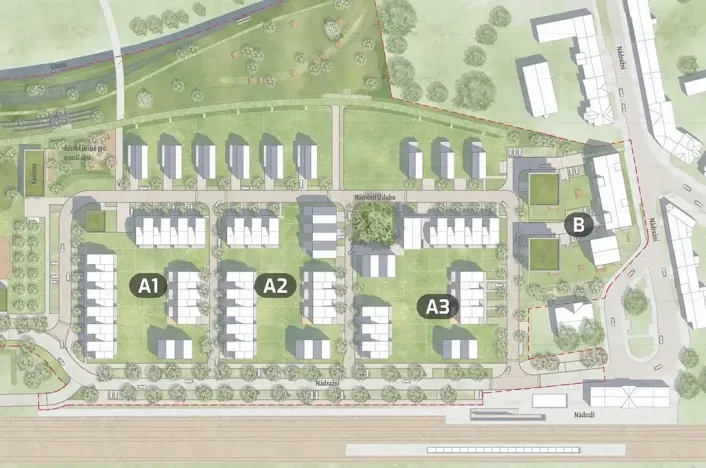 Prodej komerčního pozemku, Bučovice, Nádražní, 4350 m2