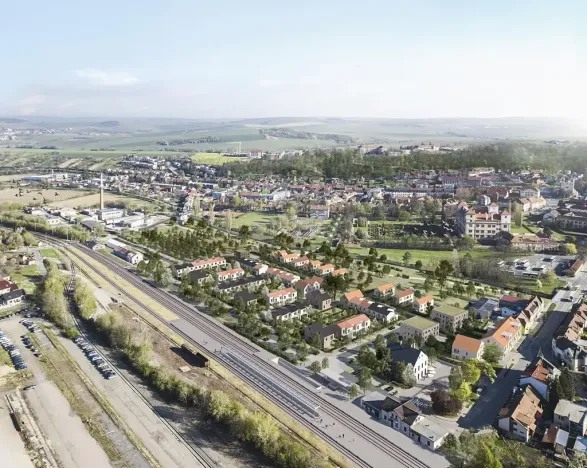Prodej komerčního pozemku, Bučovice, Nádražní, 3884 m2