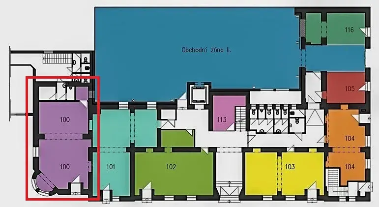 Pronájem kanceláře, Frýdek-Místek, Nádražní, 68 m2