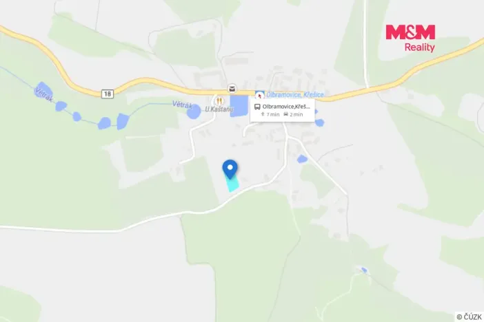 Prodej pozemku pro bydlení, Olbramovice - Křešice, 1581 m2
