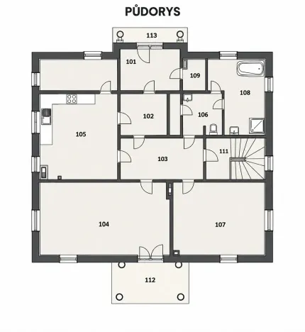 Prodej rodinného domu, Jesenice, Labutí, 238 m2
