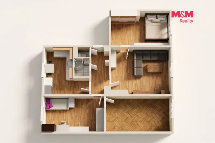 Prodej bytu 4+1, Sokolov, Heyrovského, 85 m2