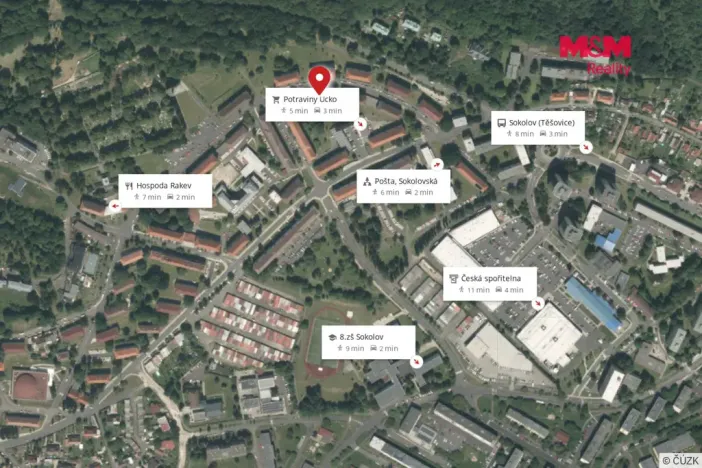 Prodej bytu 4+1, Sokolov, Heyrovského, 85 m2