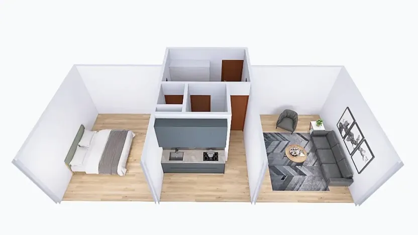Prodej bytu 2+1, Rakovník, Pod Václavem, 54 m2