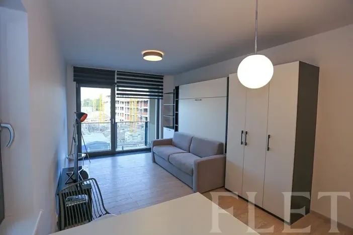 Pronájem bytu 1+kk, Praha - Karlín, U Mlýnského kanálu, 36 m2