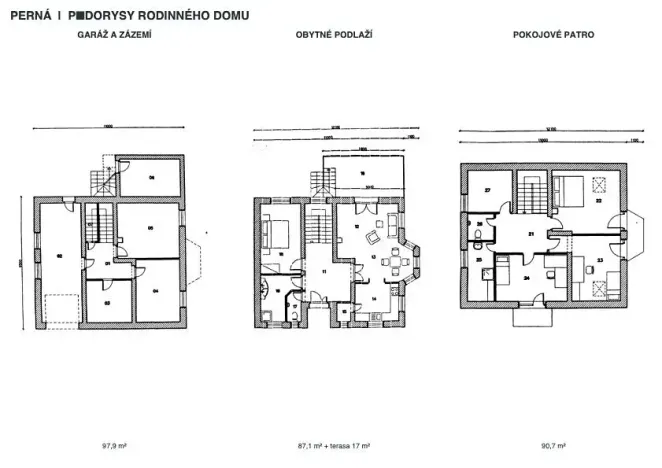 Prodej rodinného domu, Perná, 258 m2