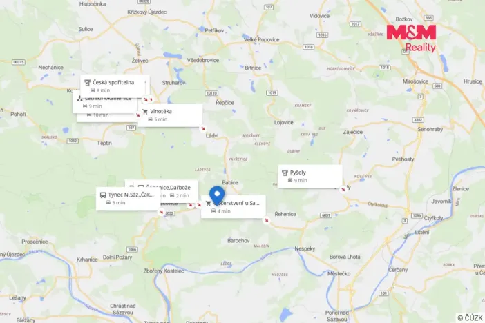 Prodej pozemku pro bydlení, Řehenice, 6409 m2